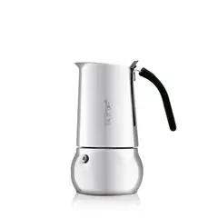 BIALETTI - Cafetera Italiana Acero Kitty 4 Tazas 145ml