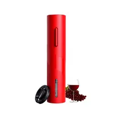 GENERICO - Sacacorchos Eléctrico Para Vino Color Rojo