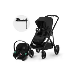 CYBEX - Coche Travel System Gazelle BLK MB + Aton S2+ base