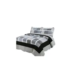 GENERICO - Cubrecama Quilt Verano 1.5 Plaza y Media Diseño Estampado