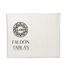 PALERMO - Faldon color "marfil" 1.5 plaza