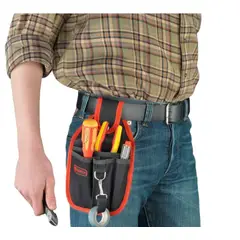GENERICO - Funda Cinturon Porta Herramienta Carpinteria Bolso