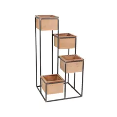 GENERICO - Macetero pedestal 33x33x71CM Bighouse