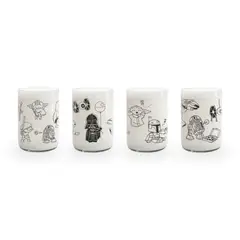 GREEN GLASS - Star Wars - Juego de 4 vasos (Kids)