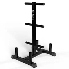 TEN SERIES - Rack Barras Y Discos Olímpicos