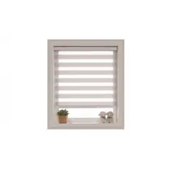 GENERICO - Cortina Roller Dúo Gris 120x200cm