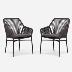 ROSEN - Set 2 Sillas de Terraza Matira Gris