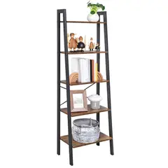VASAGLE - Repisa Biblioteca Escalera R172 - Metalwood Collection
