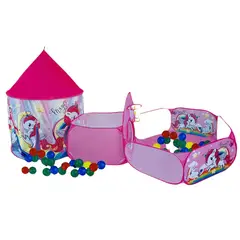 GENERICO - CARPA CASTILLO 3 EN 1 UNICORNIO