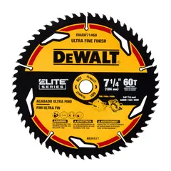 DEWALT - Disco de Sierra 7-1/4" 60T ELITE SERIES™ DWAW71460