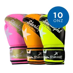 GENERICO - Guantes de boxeo Starlight Mod 10 Onz Amarillo Xtq-017