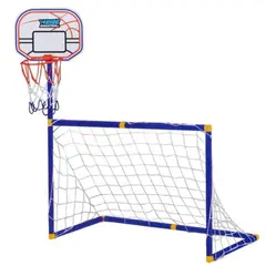 SOHOGAR - Mini arco de fútbol y basquetbol juego 2 en 1