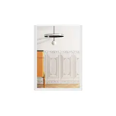 GENERICO - Laminas 3D Autoadhesiva 70x90 Diseño con Zócalo Incluido Blanco