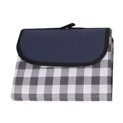HOMEWELL - Manta para Picnic Plegable Azul 150x150cm