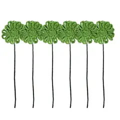 HOME ESSENTIALS - Flor Yute Verde 38 cm Pack 6 un.