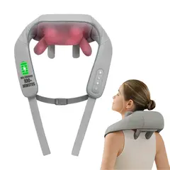 NOVYSTOR - Masajeador Inalámbrico Para Cuello y Cervical con Calor