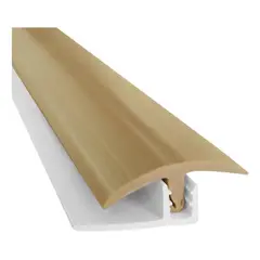 DVP - Cubrejunta Doble Superior Beige 40x8 Mm 1 Mt 10 Un