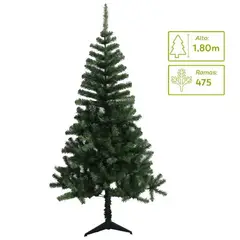 GENERICO - Árbol De Navidad Verde 1.80 Metros Decoración