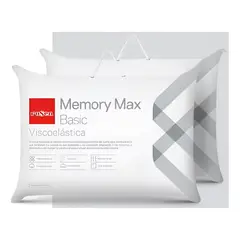 ROSEN - Pack 2 Almohadas Memory Max Basic Americana 42x62 Cm -