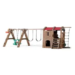 STEP 2 - Columpio y Casa de Juego Infantil Adventure Lodge 2 Step2