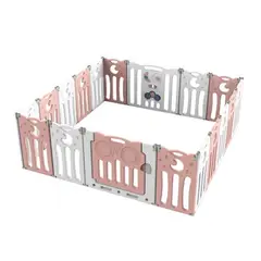 TALBOT - Corral Plegable Infantil Bebe L Rosa