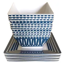 BONITA HOME - Pack de 24 piezas de Melamina Mod: BH-GAZ-02