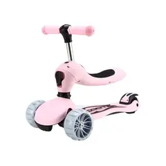 GLOBAL LATIN GROUP - Monopatín Triciclo Infantil Convertible y Ajustable - Rosa