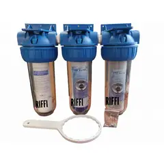 GENERICO - Filtro de agua triple 10 x 2.5 "- 2.75" pp-udf-cto 1pulgada