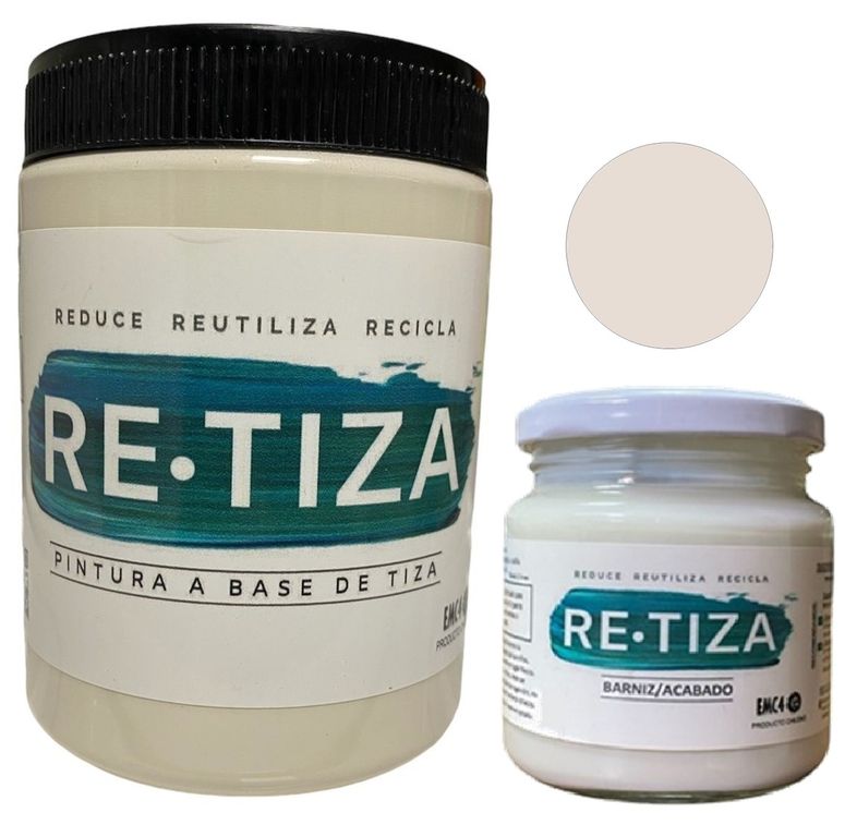 1 KILO PINTURA BLANCO CRUDO + ACAB. 240 ML