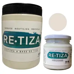 RETIZA - 1 KILO PINTURA BLANCO CRUDO + ACAB. 240 ML