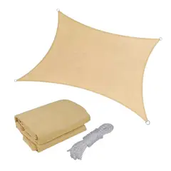 GENERICO - Toldo Vela Sombra Rectangular 350x500 Cm Filtro Uv