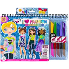 FASHION ANGELS - Cuaderno de Dibujo Diseñadora de Moda