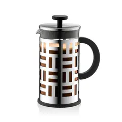 BODUM - Cafetera Prensa Francesa Eileen 1 Lts. – Acero Inoxidable y Vidrio Borosilicato