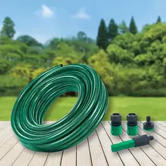CASA BELLA - MANGUERA PVC JARDIN MALLA REFORZADA 1/2 20 METROS