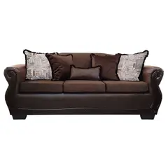 AMERICA DECORA - Sofá Con Resorte Estructural 4 Cuerpos Gran Santi Class