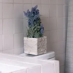 VADELL - Mini Lavanda morada de 36 cm con macetero Home