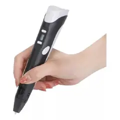 LISM - Lapiz Bolígrafo Impresora 3d + Filamentos Insumos 295015 Negro