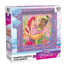 IMEXPORTA - Rompecabezas Princesas con marco 60 piezas-Disney