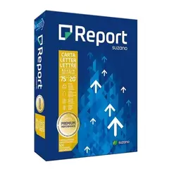 GENERICO - Resma 500 Hojas Report Tamaño Carta Hojas Blancas 75gr.