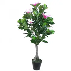 VADELL - Arbol de Magnolio rosado de 125 cm Home