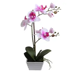 VADELL - Orquídea rosada 44 cm en macetero Home
