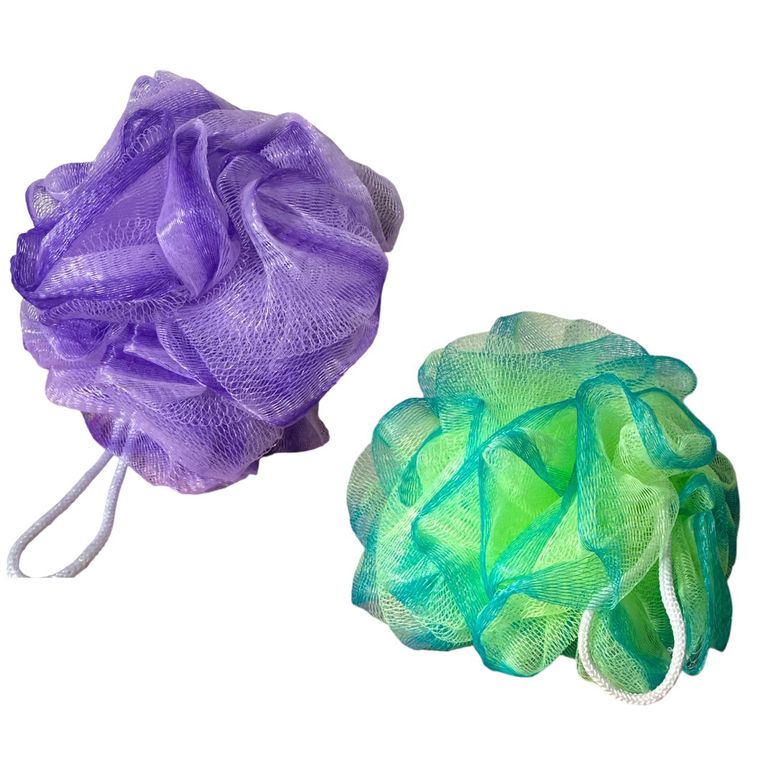 2 Esponjas Exfoliantes Corporales Para Ducha