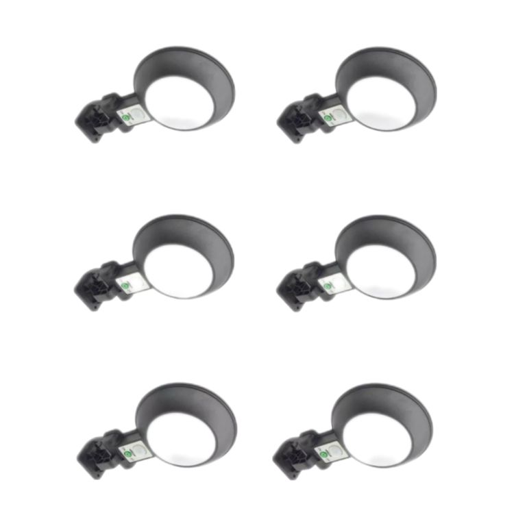 6 Pack Foco Solar Led 100w Para Exterior