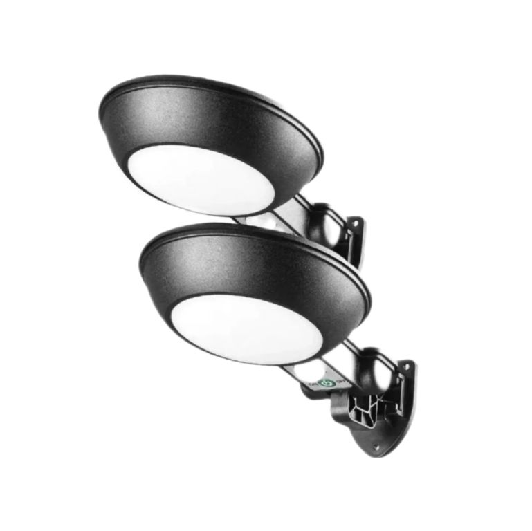 2 Foco Solar Led 100w Para Exterior