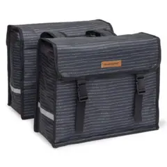 NEWLOOXS - Alforja Nomi Fiori Double 30l Black Negro