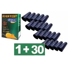 ANASAC - Pack 30 Trampa Tubos Para Rodenticidas Raton