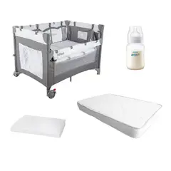 INFANTI - Cuna Colchón Snooze Protector Playard Always Together regalo