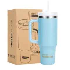 ONE2GO - Vaso Termico Mug 1,2L Inox Frio Calor - Celeste