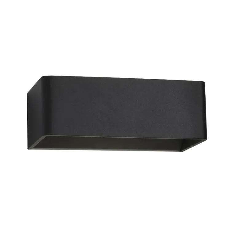 Apliqué LED Decorativo Rectangular 6W Negro