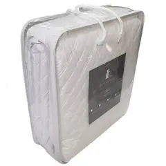 EL CASTILLO FRAZADAS - Quilt 100% Algodón Blanco 2 Plazas